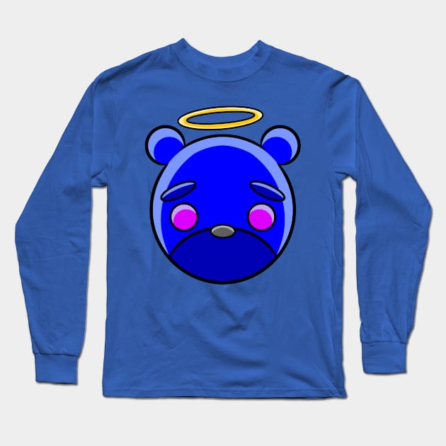 Good Blue Bear Long Sleeve T-Shirt by RD Doodles